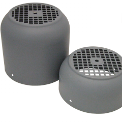 Ventilatorkappen IEC-Norm staal verlengd